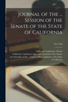 Journal of the ... Session of the Senate of the State of California; Oct 1940