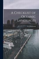 A Checklist of Oceanic Languages