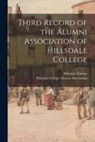 Third Record of the Alumni Association of Hillsdale College