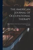 The American Journal of Occupational Therapy