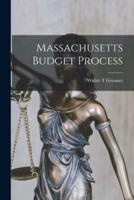 Massachusetts Budget Process