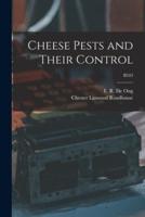 Cheese Pests and Their Control; B343