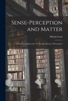 Sense-Perception and Matter