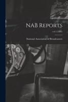 NAB Reports; Vol.1 (1933)