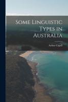 Some Linguistic Types in Australia