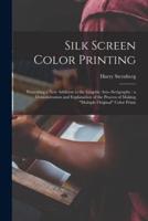 Silk Screen Color Printing