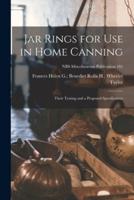 Jar Rings for Use in Home Canning