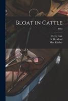 Bloat in Cattle; B662