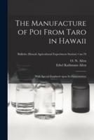 The Manufacture of Poi From Taro in Hawaii