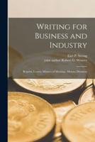 Writing for Business and Industry
