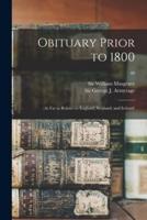 Obituary Prior to 1800