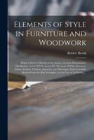 Elements of Style in Furniture and Woodwork