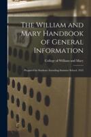 The William and Mary Handbook of General Information