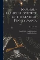 Journal - Franklin Institute of the State of Pennsylvania; Index 161-180