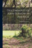 Descendants of John Fernow in America.