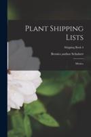 Plant Shipping Lists