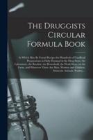 The Druggists Circular Formula Book