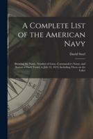 A Complete List of the American Navy [Microform]