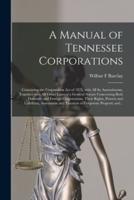 A Manual of Tennessee Corporations
