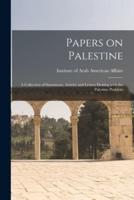 Papers on Palestine