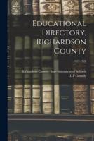 Educational Directory, Richardson County; 1927-1928