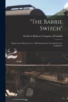 "The Barrie Switch" [Microform]