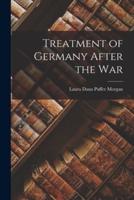 Treatment of Germany After the War