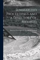 Summarized Proceedings and a Directory of Members; V.29