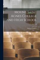 Mount Saint Agnes College and High School; 1917/18