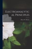 Electroanalytical Principles