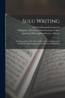 Sulu Writing [Microform]
