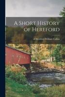 A Short History of Hereford