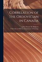 Correlation of the Ordovician in Canada