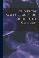 Studies on Voltaire and the Eighteenth Century; 78