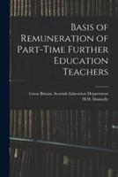 Basis of Remuneration of Part-Time Further Education Teachers