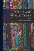 Africa and World Order