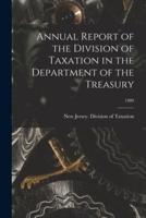 Annual Report of the Division of Taxation in the Department of the Treasury; 1989