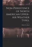 Non-Persistence of North American Upper-Air Weather Types.