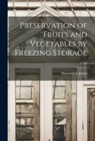 Preservation of Fruits and Vegetables by Freezing Storage; C320
