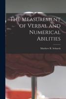 The Measurement of Verbal and Numerical Abilities