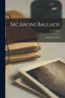 McAroni Ballads