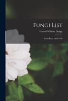 Fungi List