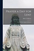 Prayer a Day for Lent