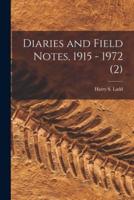 Diaries and Field Notes, 1915 - 1972 (2)