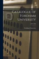 Catalogue of Fordham University; 1929-1930