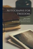 Autographs for Freedom.