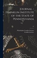 Journal - Franklin Institute of the State of Pennsylvania; 42