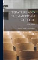 Literature and the American College