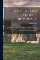 A Gaelic And English Dictionary