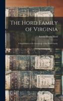 The Hord Family of Virginia